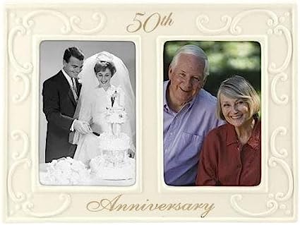 Malden - 50th Anniversary Double Picture Frame