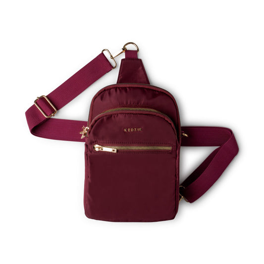 Kedzie - Roundtrip Convertible Crossbody - Burgundy