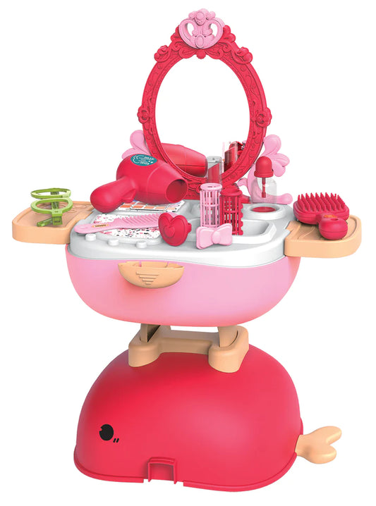 SI - Kitchen Counter & Dressing Table Combo Set in a Whale Carrying Case