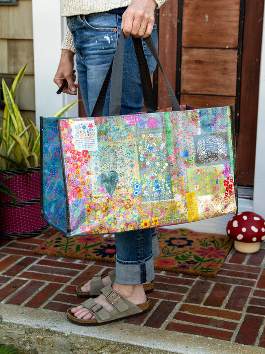 Natural Life - Carry All Tote Bag - Patchwork