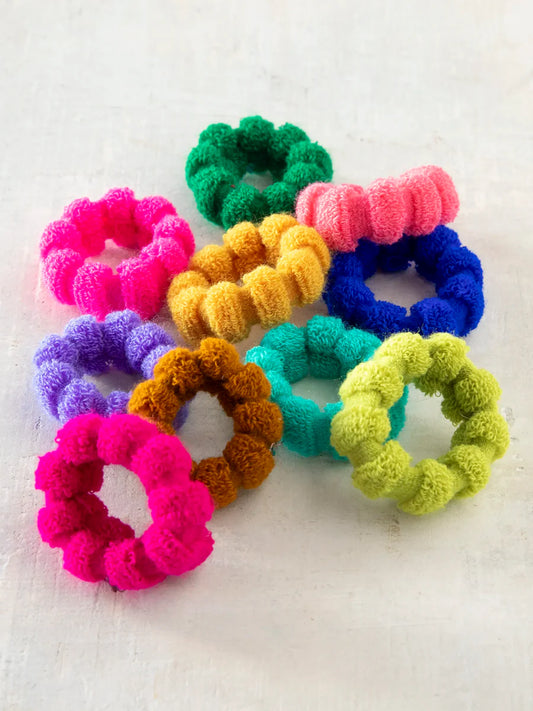 Natural Life - Workout Terry Hair Ties, Set of 10 - Rainbow