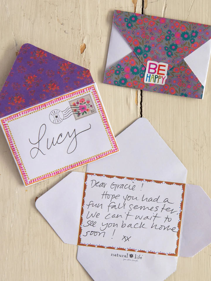 Natural Life - Little Envelope Letters - Floral