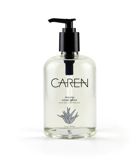 Caren - Hand Wash - Navy - 14 oz Glass Bottle