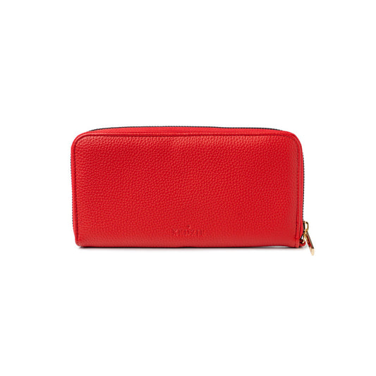 Kedzie - Eclipse Convertible Zip Around Clutch - Red