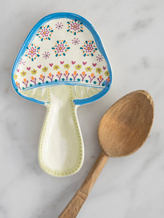 Natural Life - Ceramic Mushroom Spoon Rest