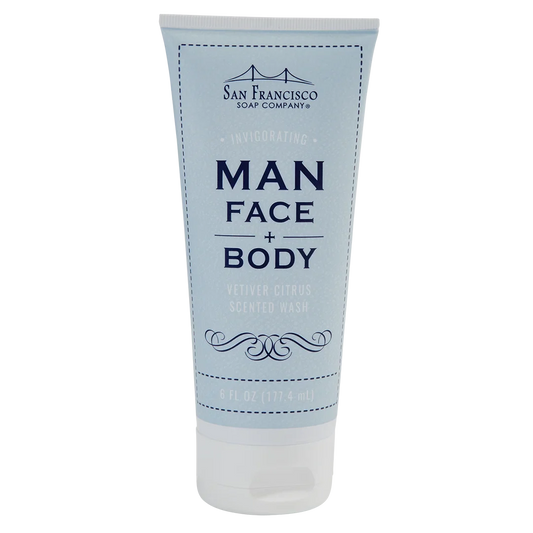 Man Bar - Face & Body Wash Vetiver Citrus