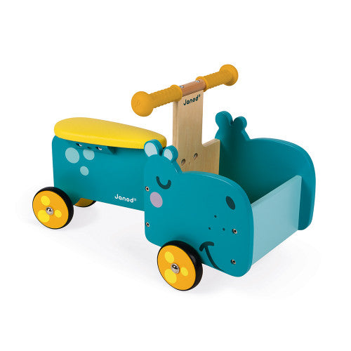 Janod - HIPPOPOTAMUS RIDE-ON (WOOD)