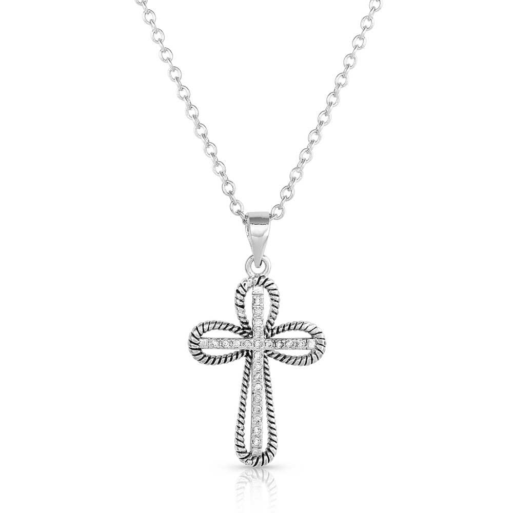 Montana Silversmith - Expressive Faith Crystal Cross Necklace