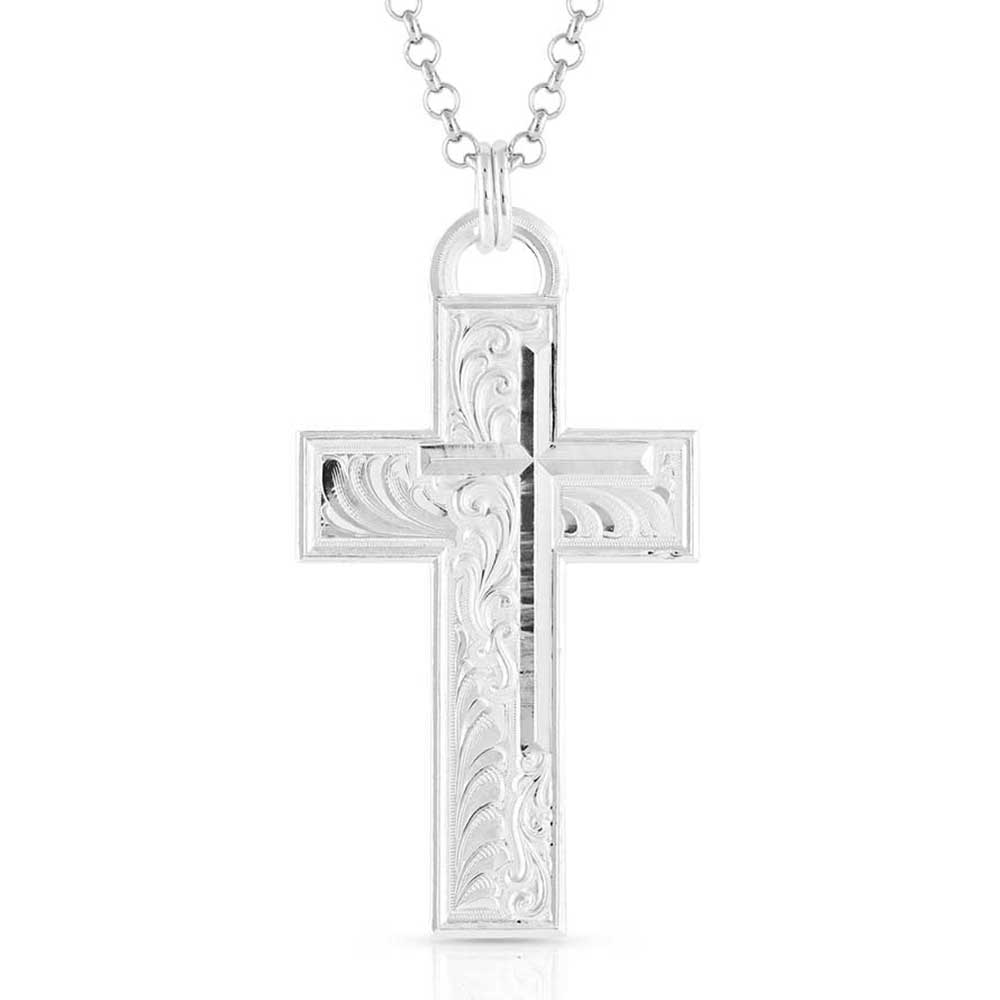 Montana Silversmith - Silver Artistry Faith Cross Necklace