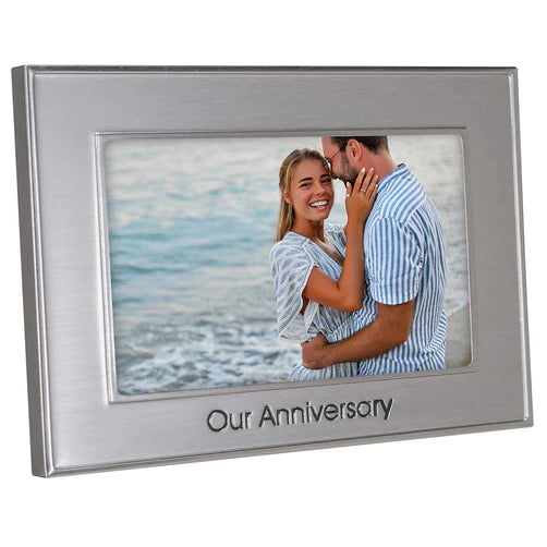 Malden - 4x6 Our Anniversary Picture Frame