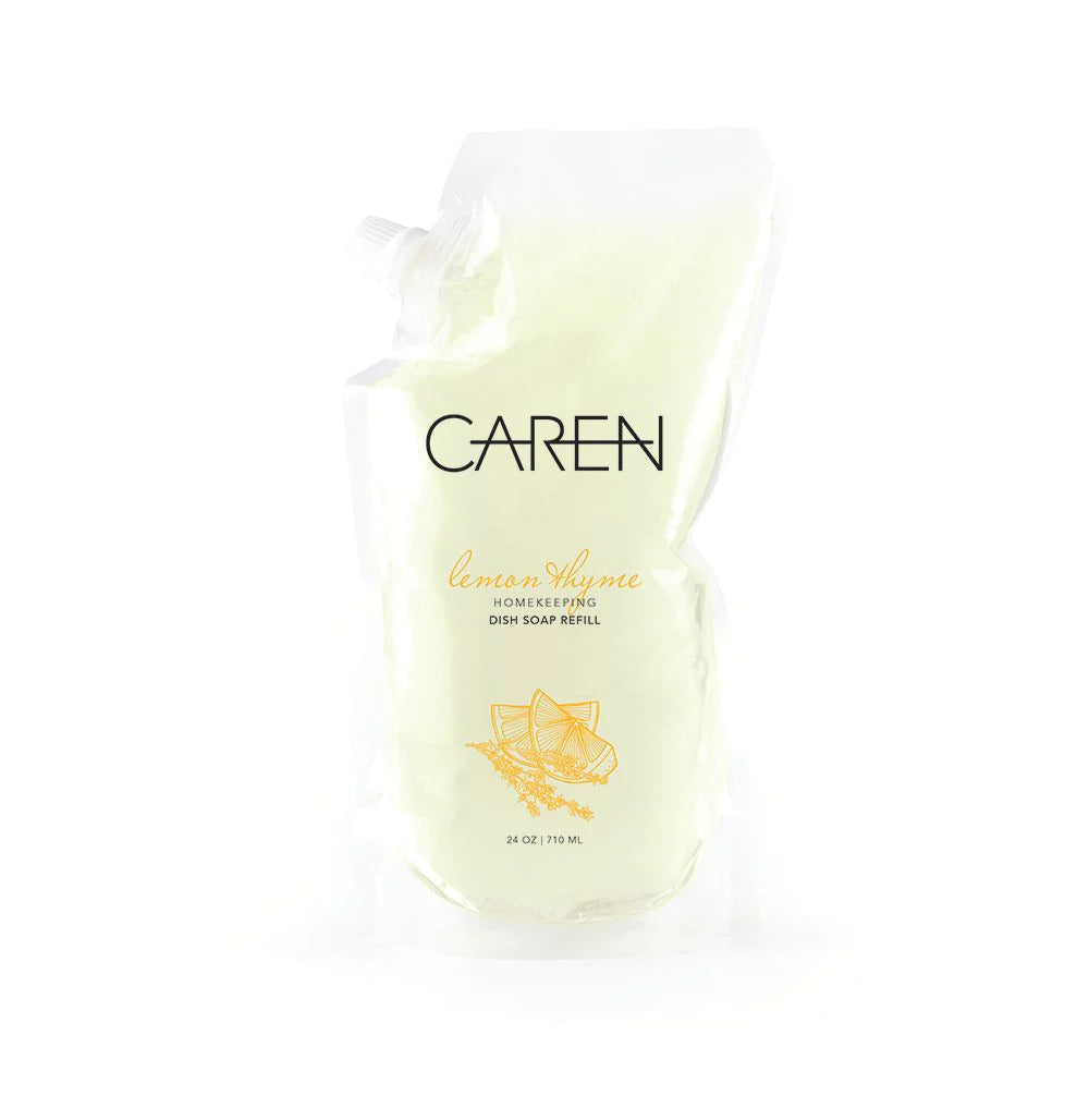 Caren - Dish Soap - Lemon Thyme - 21 oz Refill Pouch