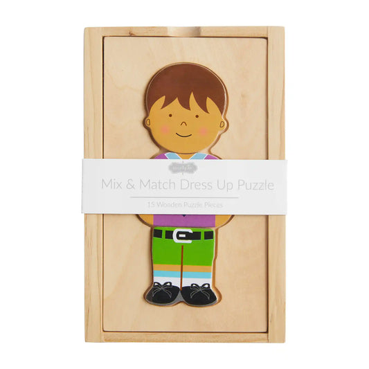 Mud Pie - Mix & Match Dress Up Puzzle - Boy