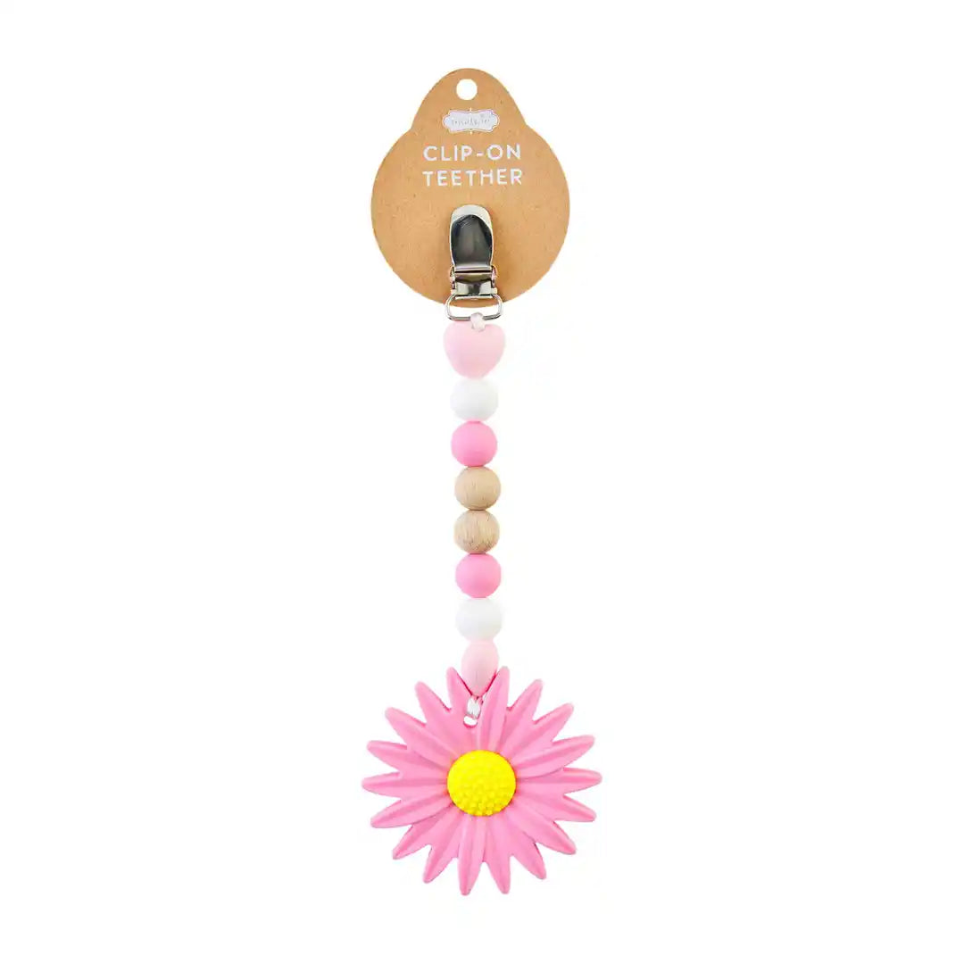 Mud Pie - DAISY CLIP-ON TEETHER