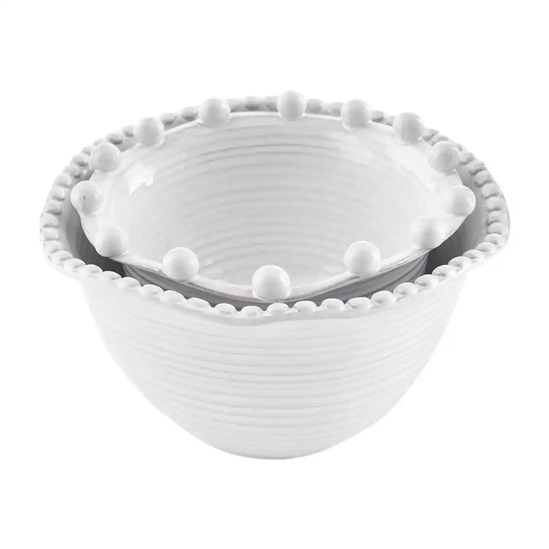 Mud Pie - BEADED SIDE BOWL SET