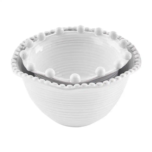 Mud Pie - BEADED SIDE BOWL SET