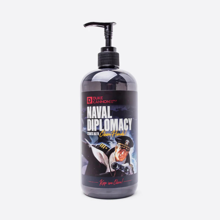 Duke Cannon - LIQUID HAND SOAP - NAVAL DIPLOMACY