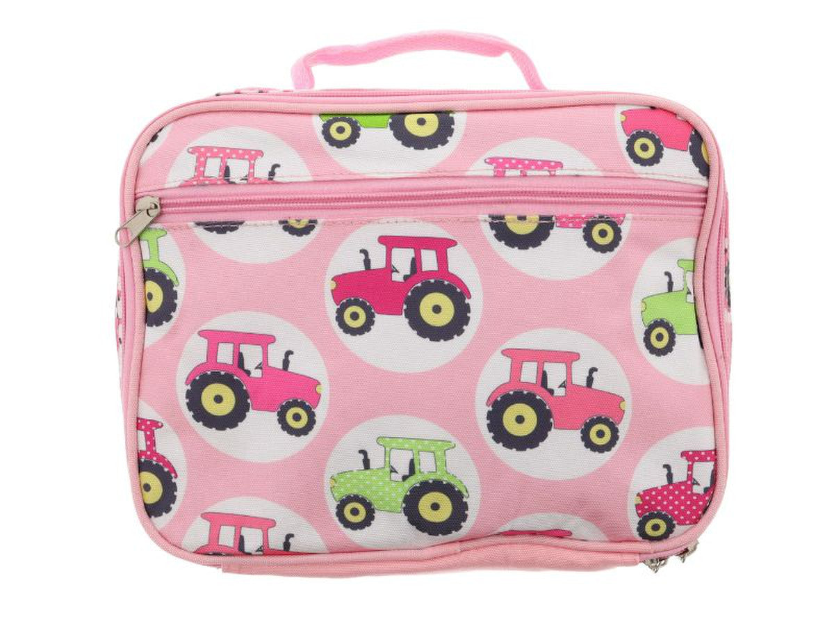 Jane Marie - KIDS BIG PINK TRACTOR LUNCH BOX