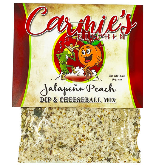 Carmie's Kitchen - Jalapeno Peach Dip & Cheeseball Mix