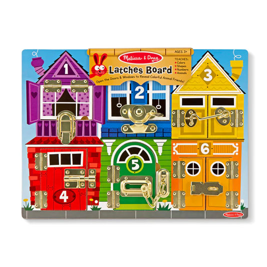 Melissa & Doug - Wooden Latches Board