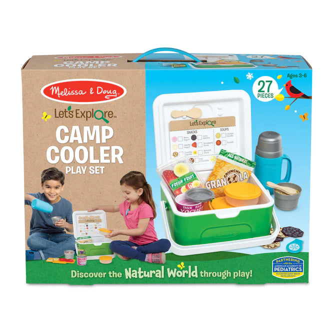 Melissa & Doug - Let's Explore Camp Cooler Play Set