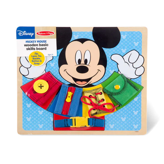 Melissa & Doug - Disney Mickey Mouse Wooden Basic Skills Board