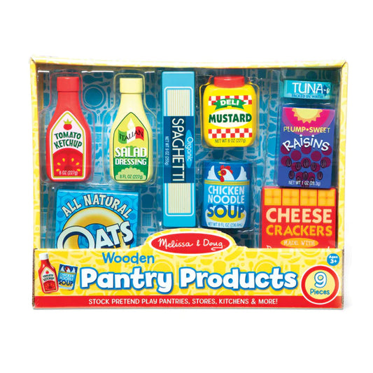 Melissa & Doug - Pantry Food Set - Wooden Play Food