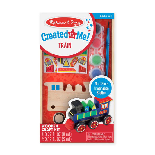 Melissa & Doug -Created by Me! Train Wooden Craft Kit