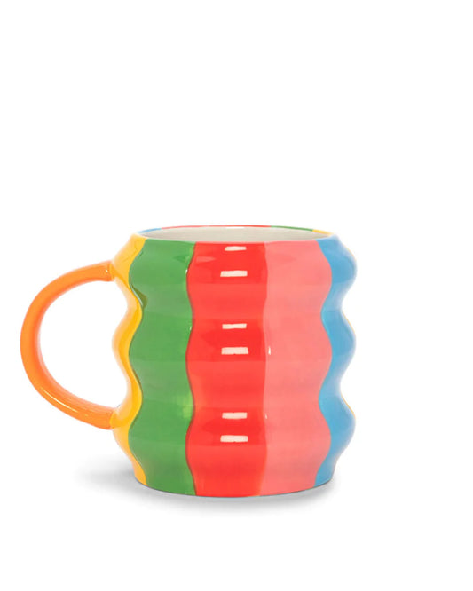 Ban.do Ceramic Mug - Rainbow Wave