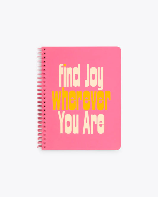 Ban.do Rough Draft Mini Notebook - Find Joy Wherever You Are