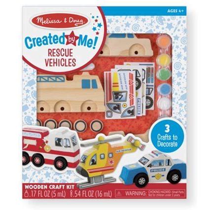 Melissa & Doug - Created By Me Rescue Vehicles